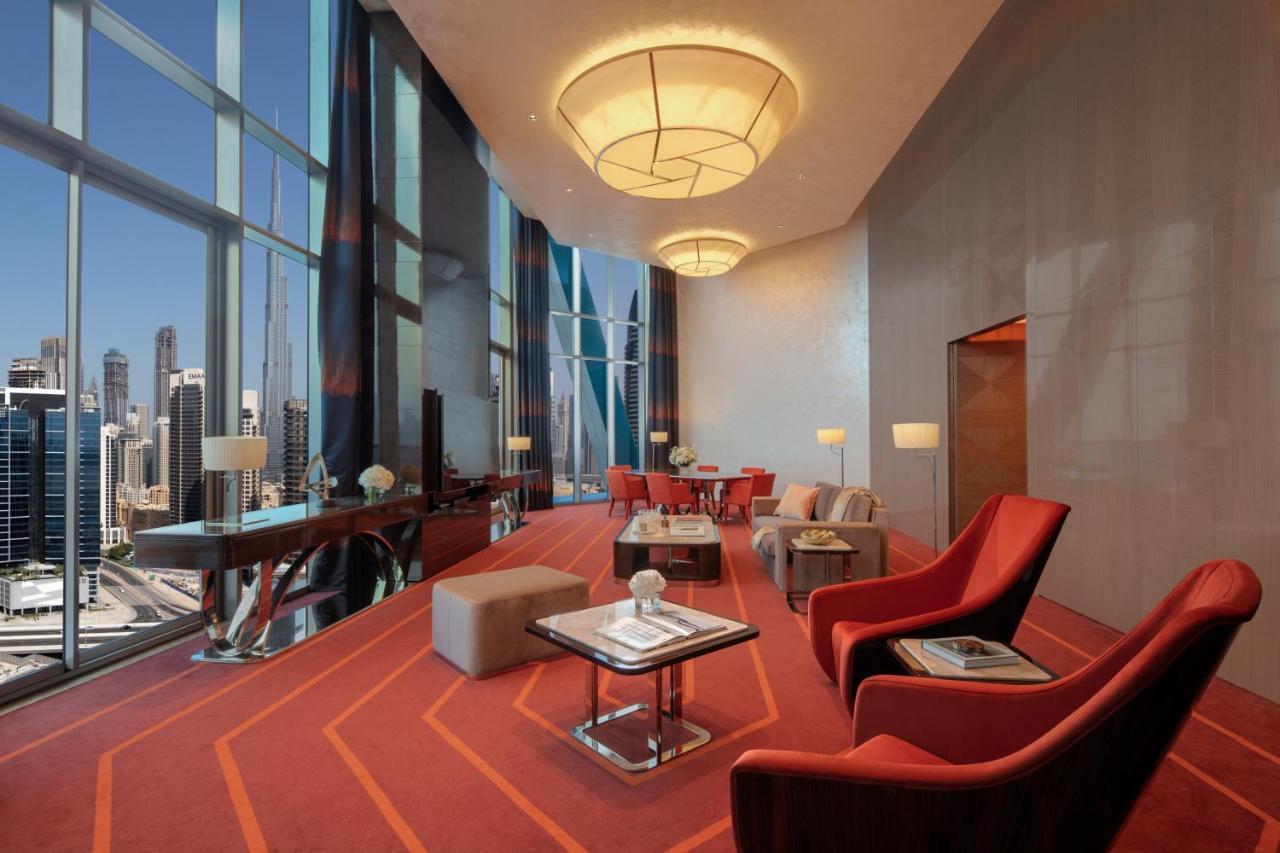 Hyde Hotel Dubaj Exteriér fotografie Club Lounge