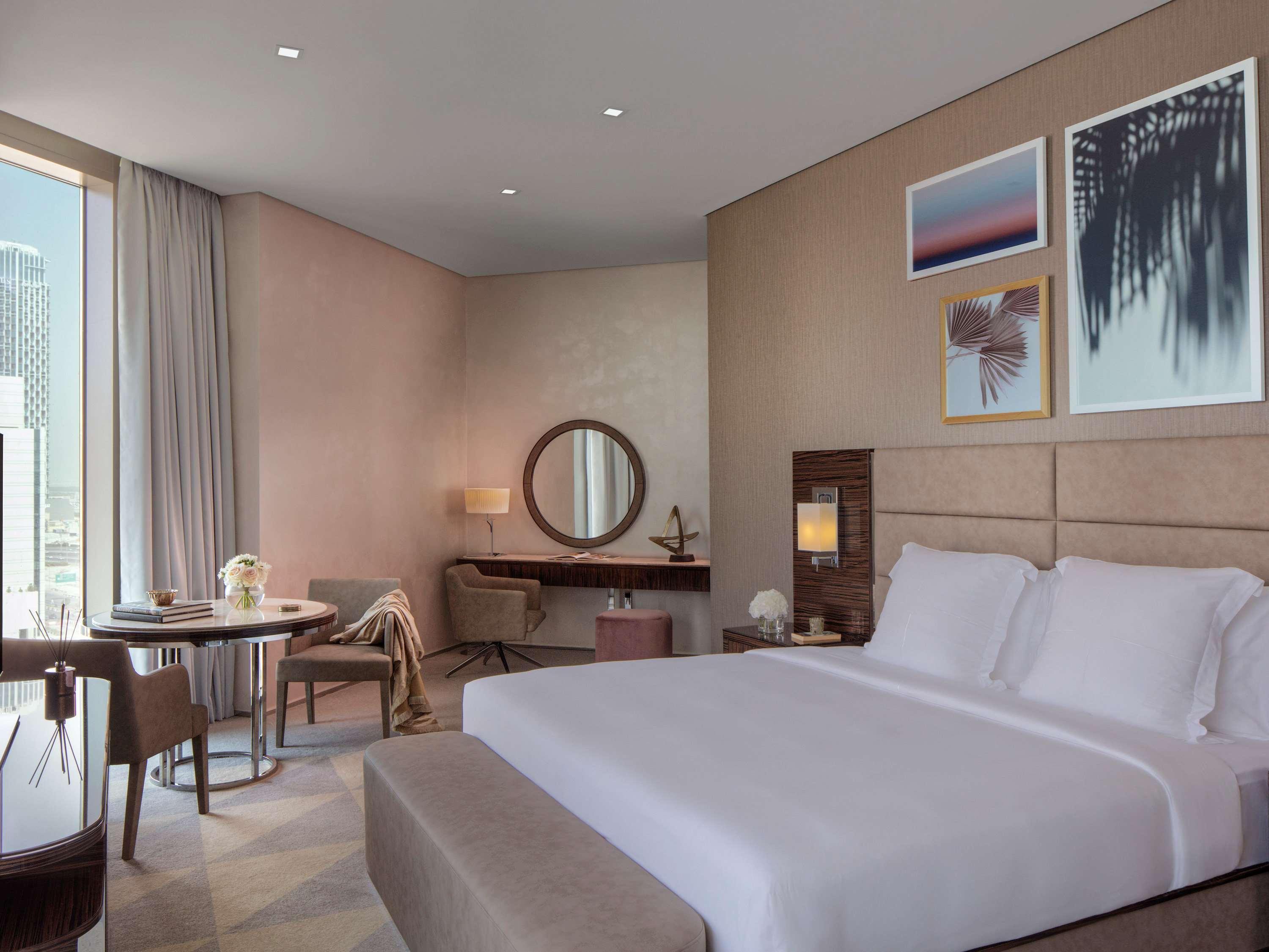 Hyde Hotel Dubaj Exteriér fotografie A bedroom at the hotel