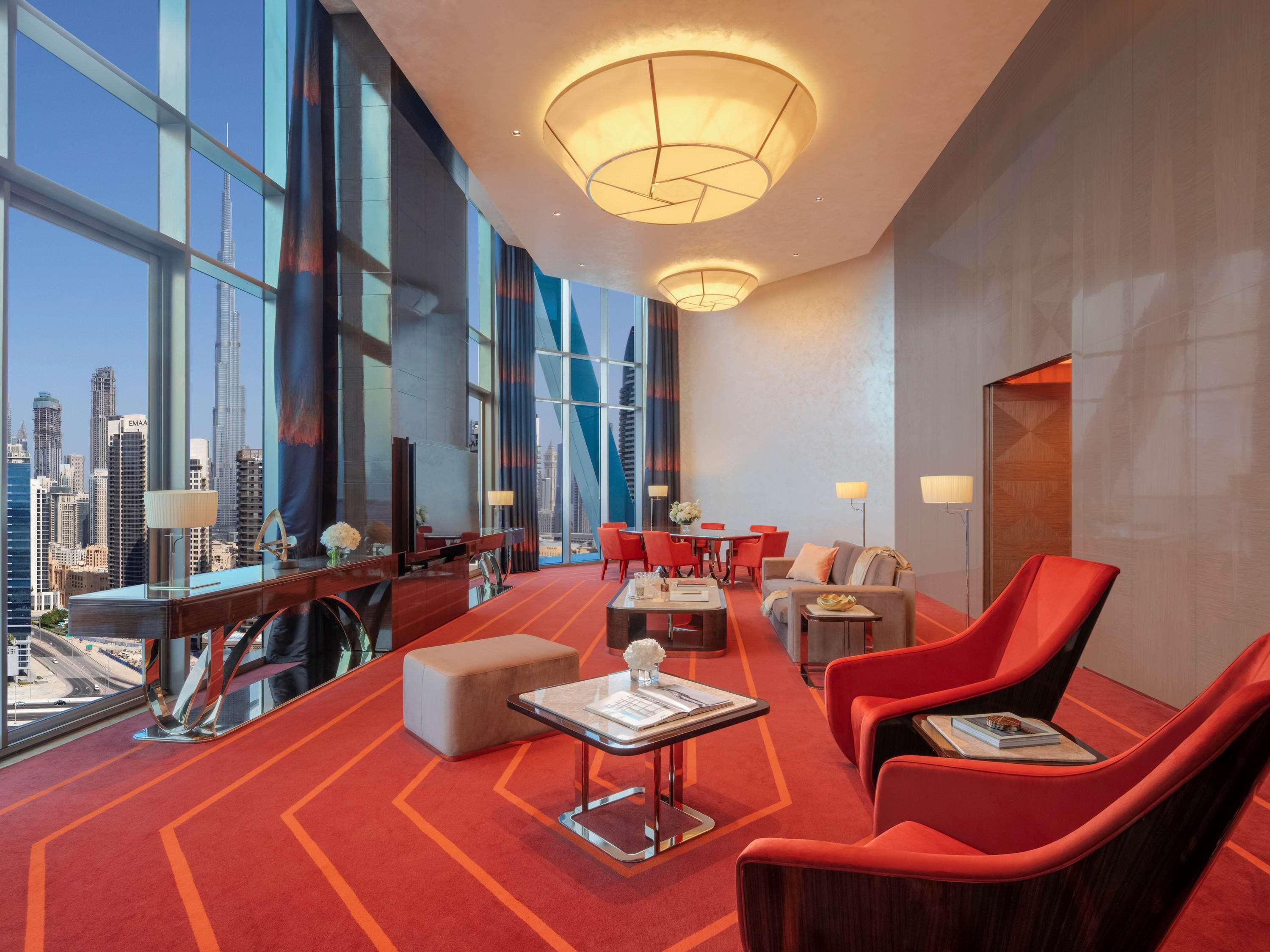 Hyde Hotel Dubaj Exteriér fotografie Club Lounge